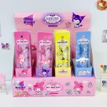 خطکش ۱۵ سانتیمتری فانتزی طرح شخصیتهای سانریو (Sanrio) – مدل آویزدار