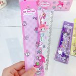 خطکش ۱۵ سانتیمتری فانتزی طرح شخصیتهای سانریو (Sanrio) – مدل آویزدار - Image 6